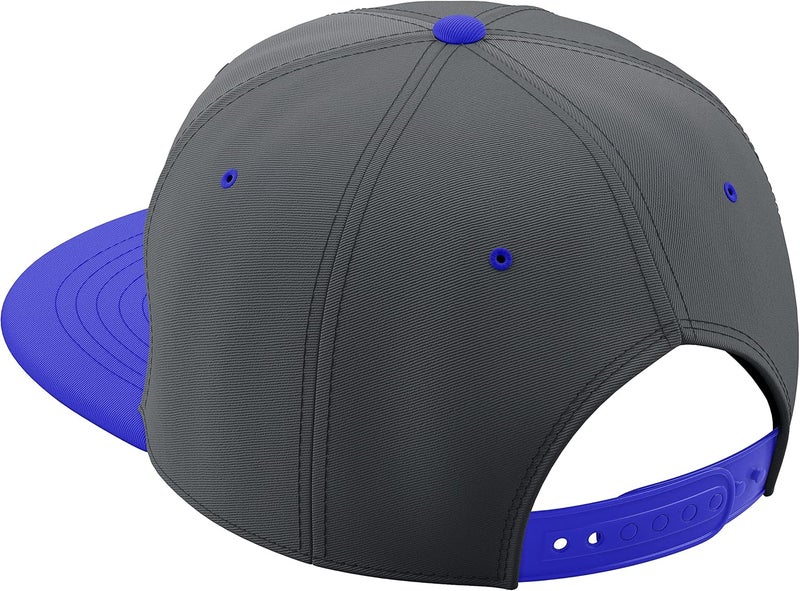 Daxton Store Classic Blank Snapback Flat Bill Visor Hat Cap One Size Adjustable Back - Image 3